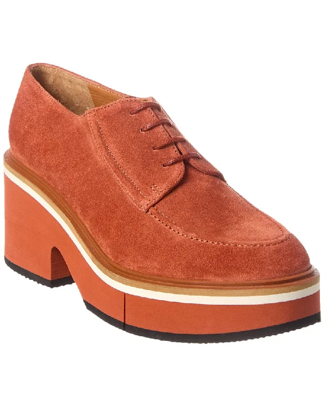 Clergerie Anja Suede Platform Oxford