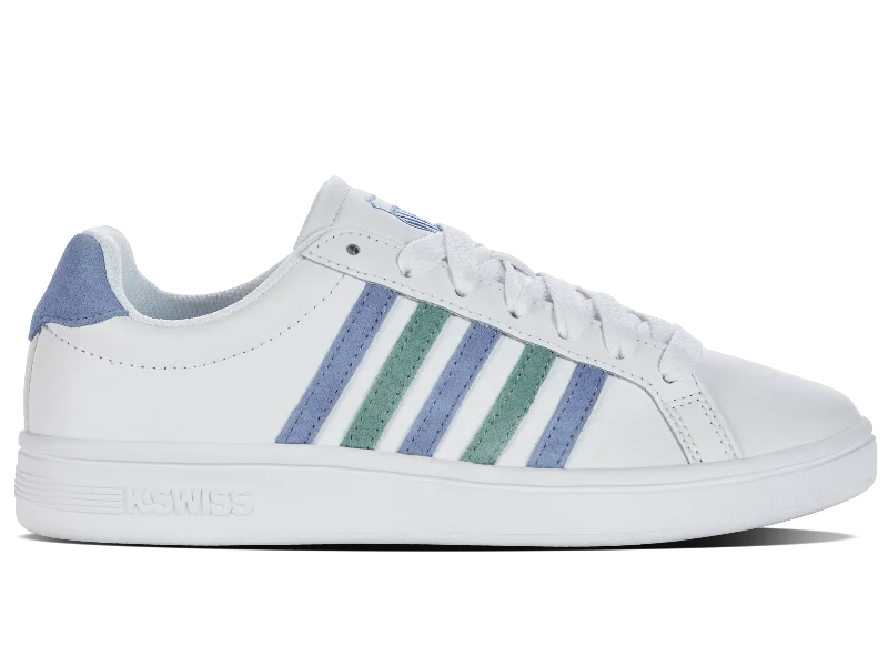 97011-943-M | COURT TIEBREAK | WHITE/ASHLEIGH BLUE/BERYL GREEN