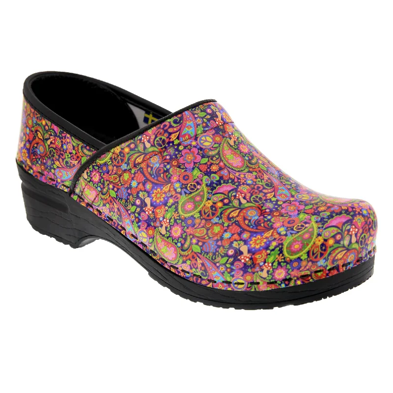 BJORK PROFESSIONAL Peace Leather Clogs - CLOSEOUT