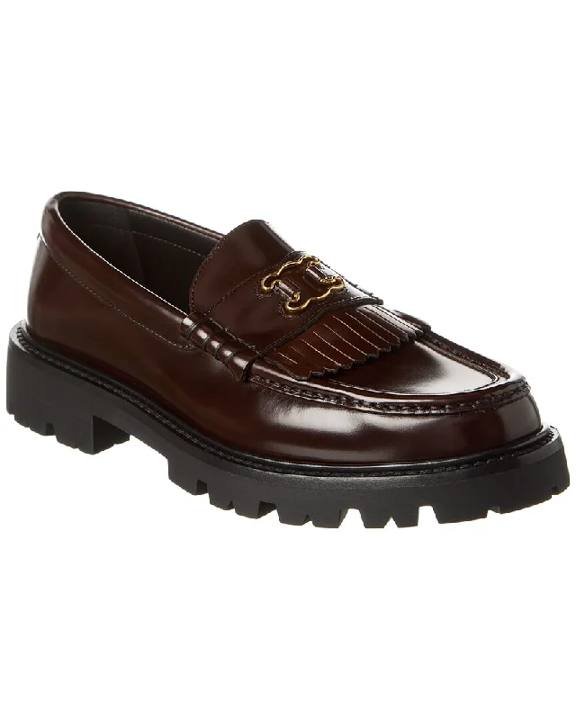 CELINE Margaret Leather Loafer