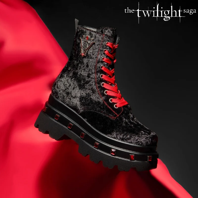 Volterra Velvet Crow Platform Boots