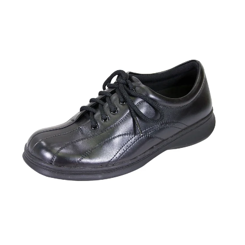 24 HOUR COMFORT Gia Women's Wide Width Leather Oxfords