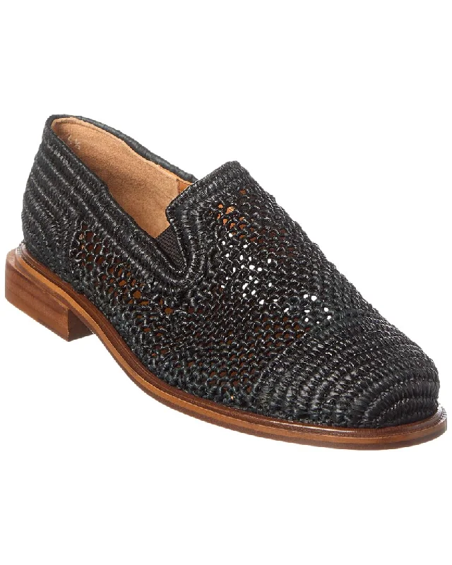 Clergerie Jaden Raffia Loafer