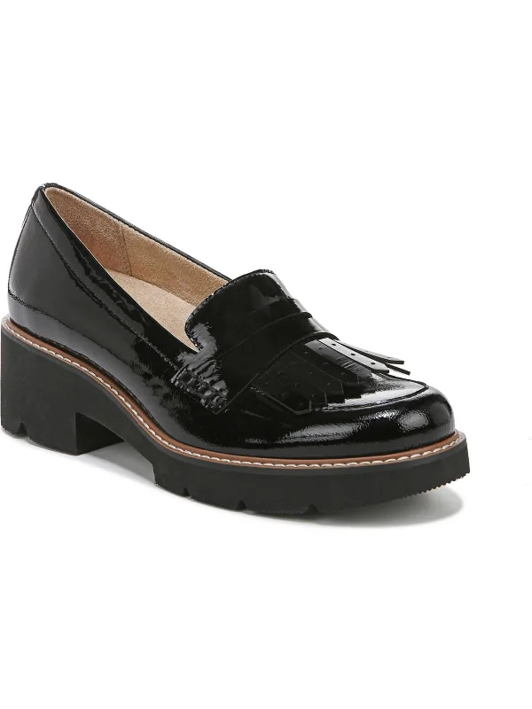 Darcy  Womens Patent Leather Memory Foam Loafers