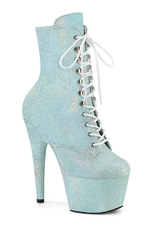 ADORE-1020SDG Blue Glitter Ankle Boot