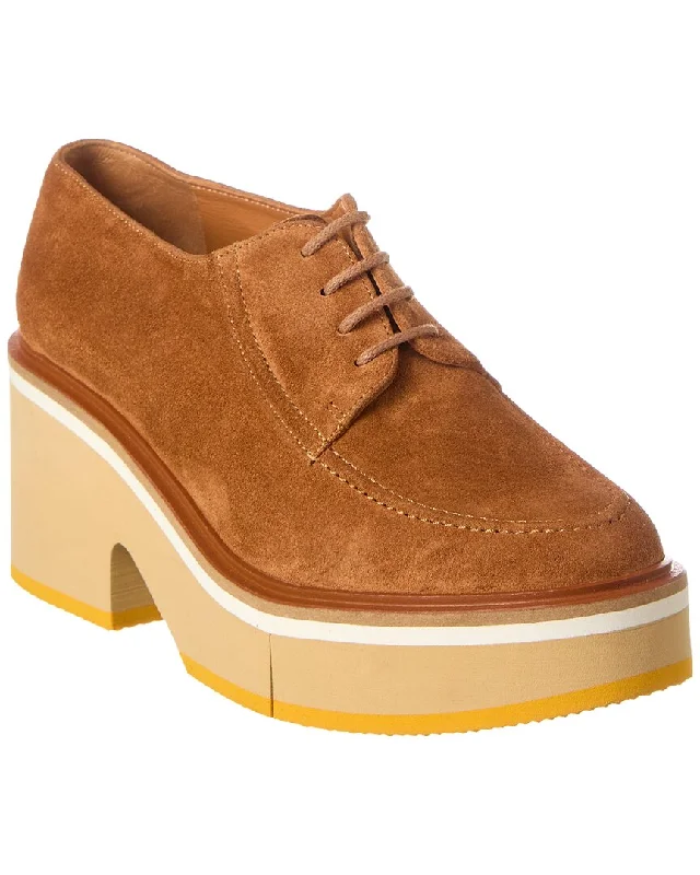 Clergerie Anja Suede Platform Oxford