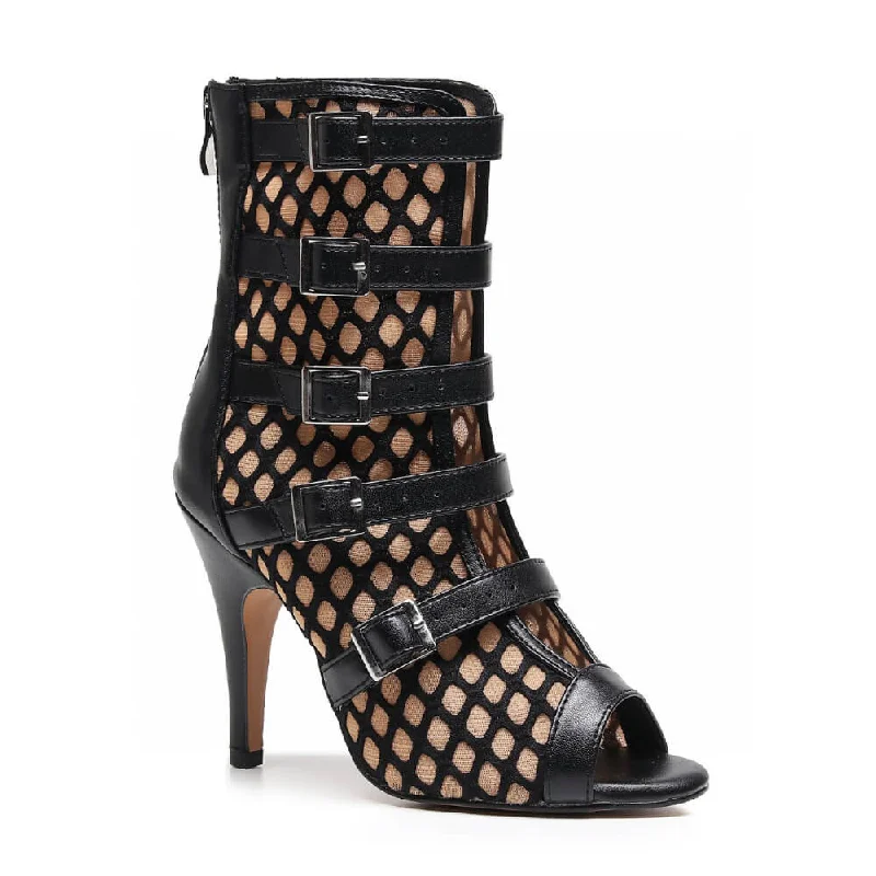 Riley - Black With Nude - Street Sole