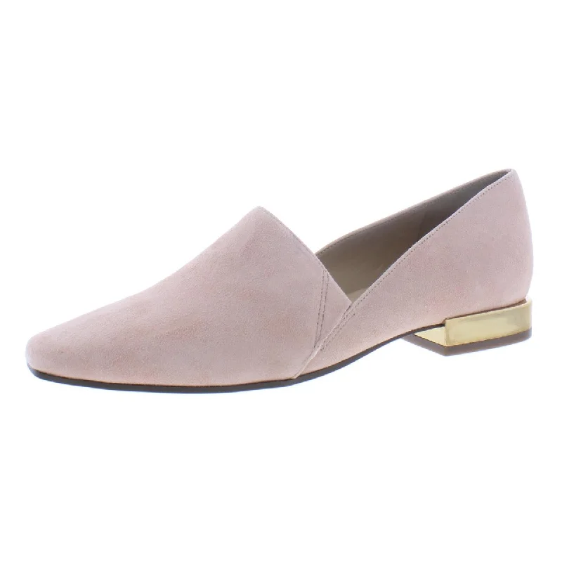 Collette Womens Suede Square Toe Loafers