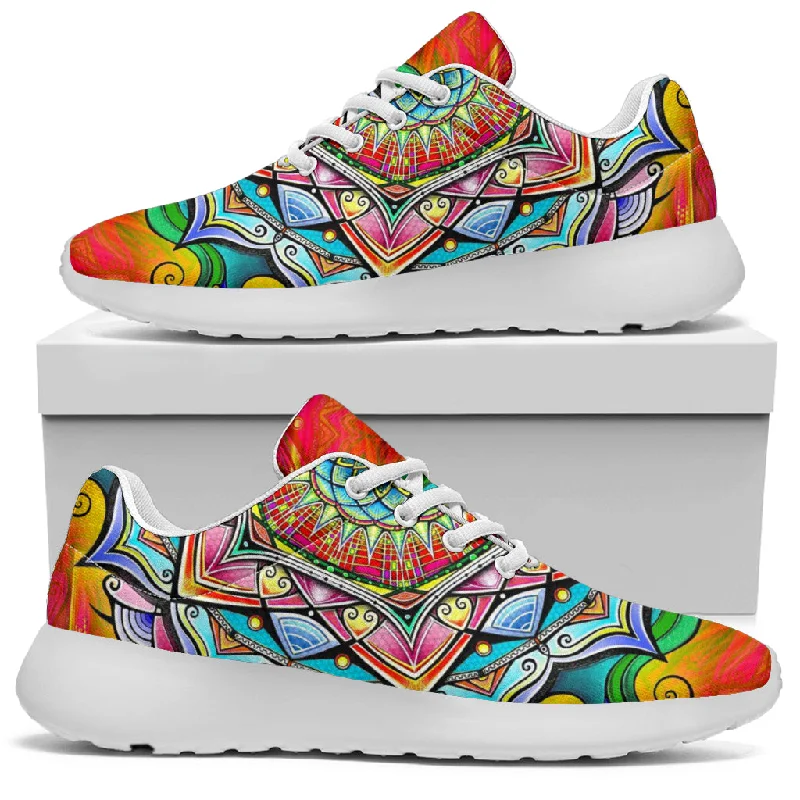 Mandala #Sunrise Custom Sneakers