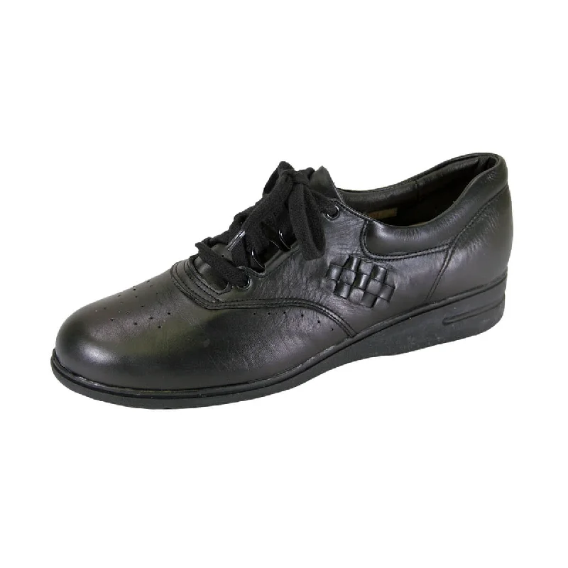 24 HOUR COMFORT Dee Women's Wide Width Leather Lace-Up Shoes