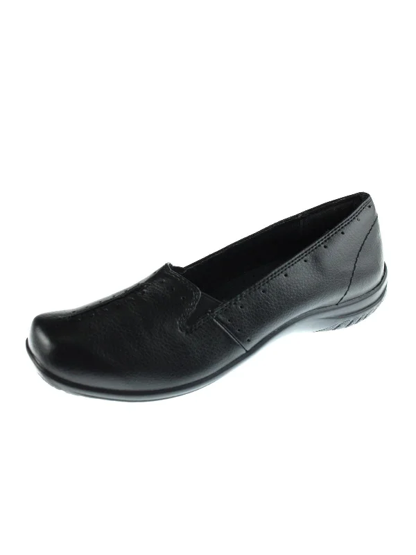 Purpose Womens Faux Leather Square Toe Loafers