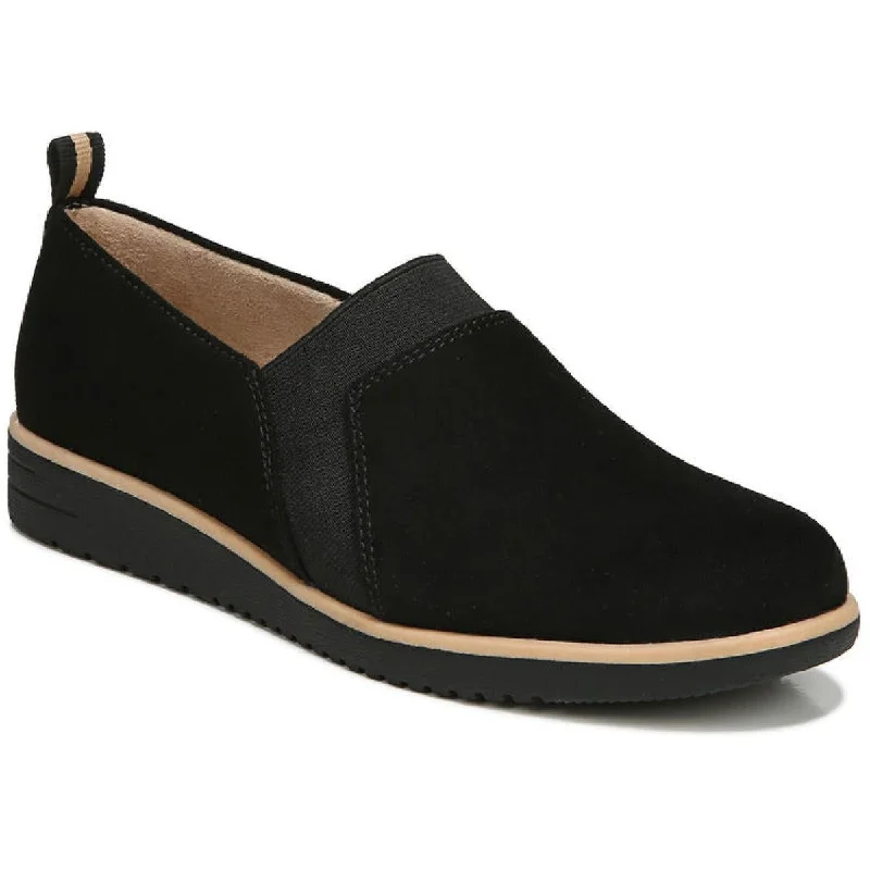 Idea Ballet Womens Faux Suede Slip On Loafers