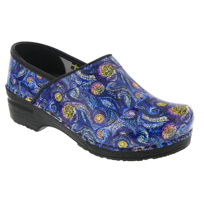 BJORK PROFESSIONAL Starry Leather Clogs - FACTORY SECOND