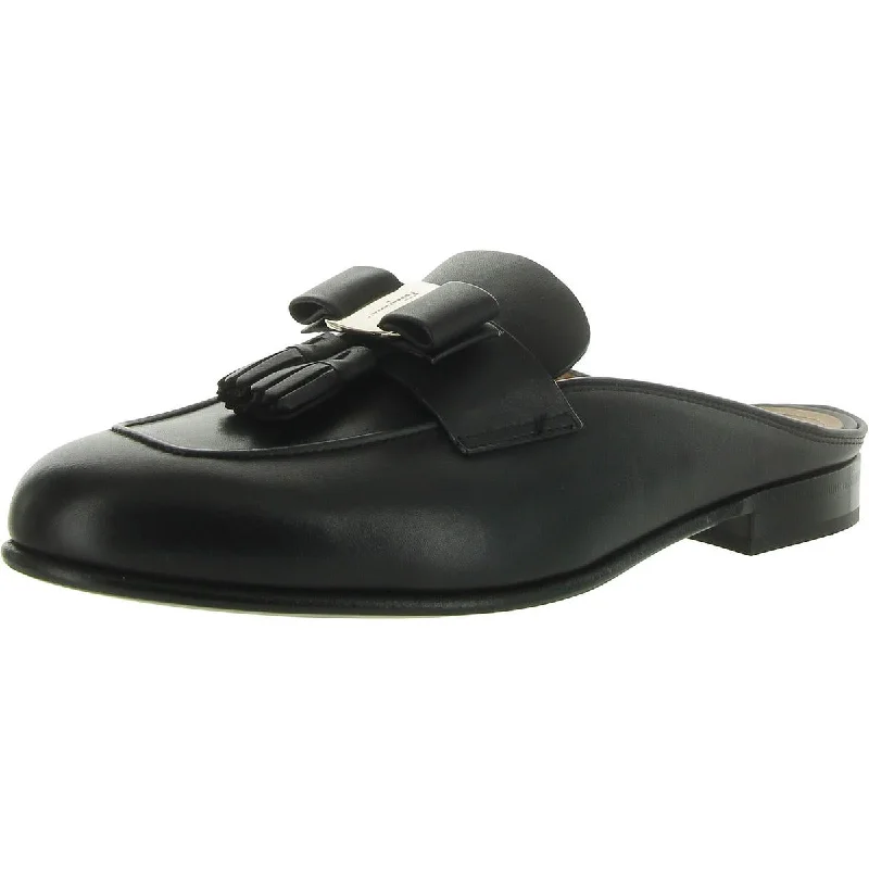 Womens Bow Slip On Loafers