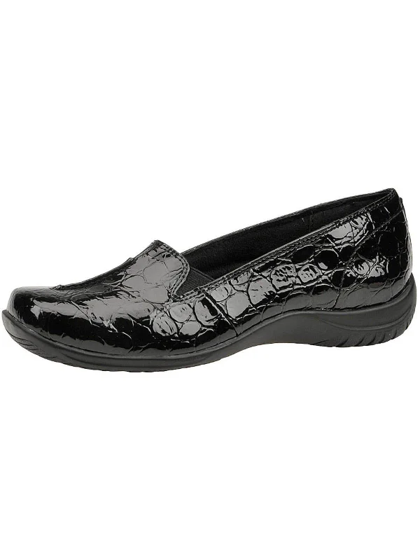 black patent crocodile