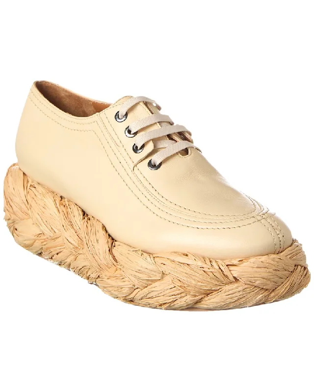 Clergerie Lozy Leather Platform Oxford