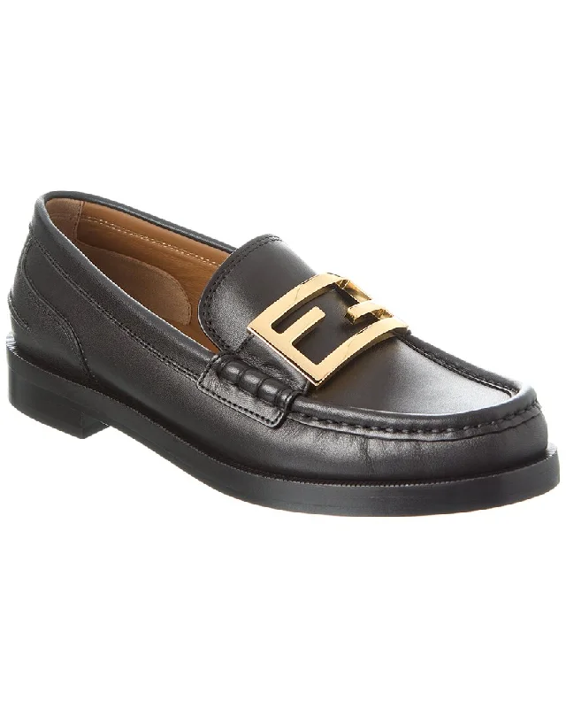 FENDI Leather Loafer