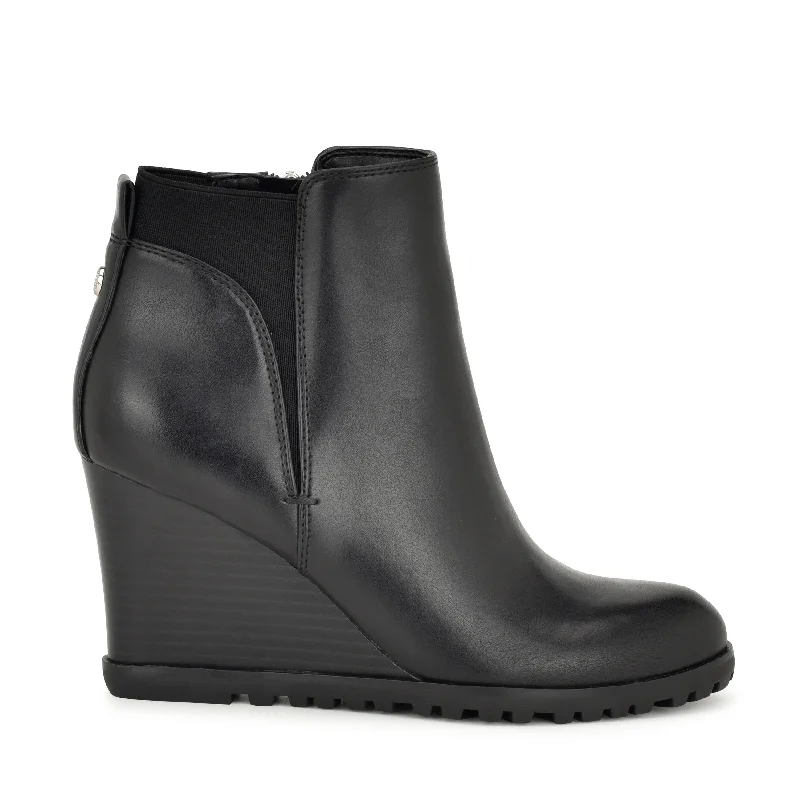 Curtis Wedge Booties