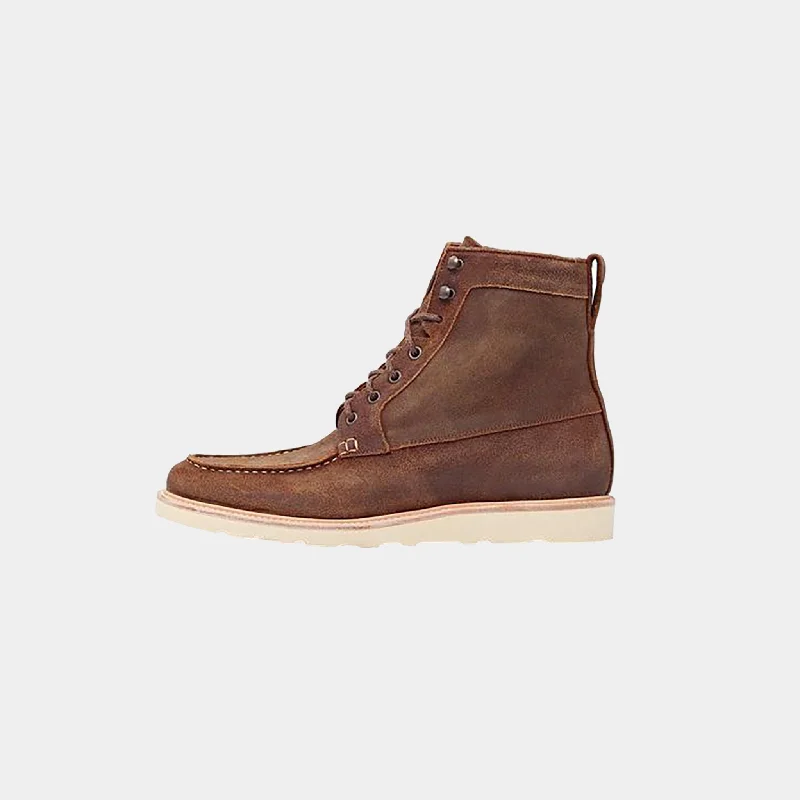 Mateo Waxed Moc-Toe Boot