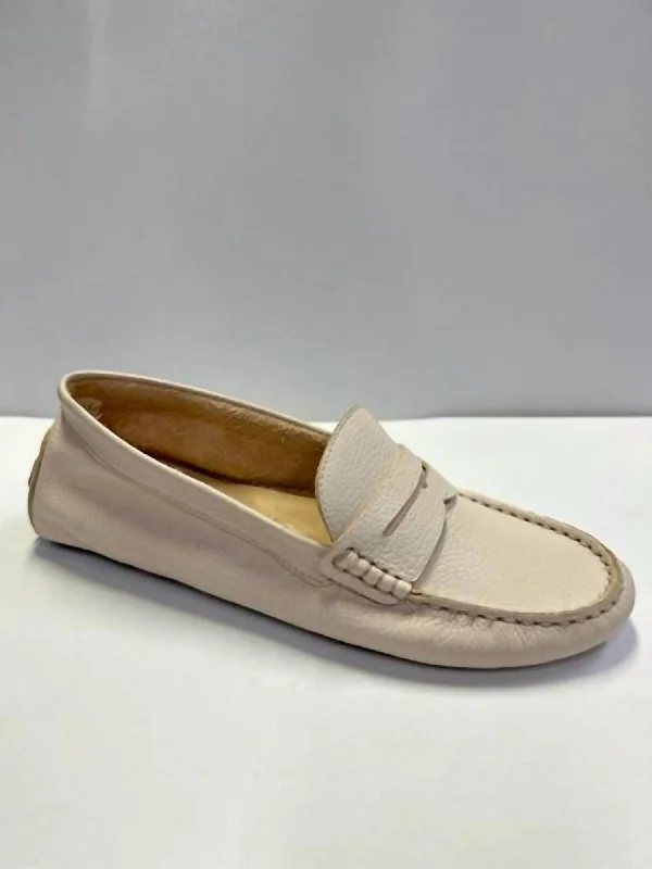 Women's Drive Loafer In Tumbled Nappa