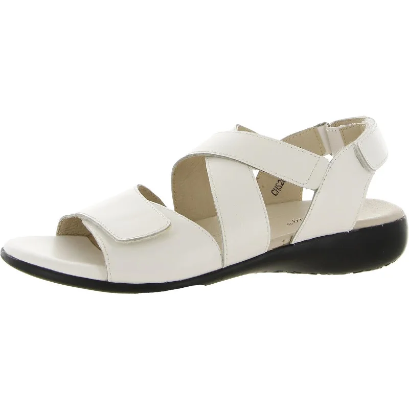 David Tate Womens Mend Leather Slide On Slingback Sandals