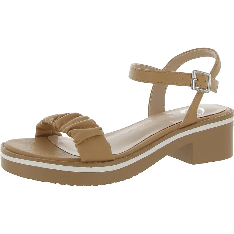 Journee Collection Womens Almond toe Casual Ankle Strap