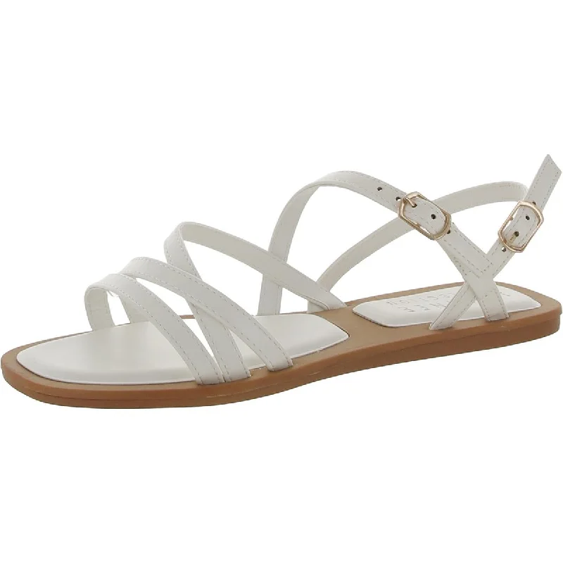 Journee Collection Womens Square toe Strappy Flatform Sandals