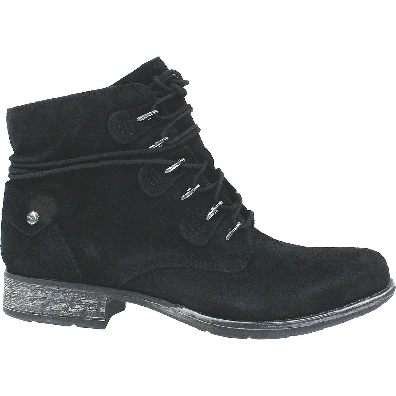 Women's Earth Boone Black Suede