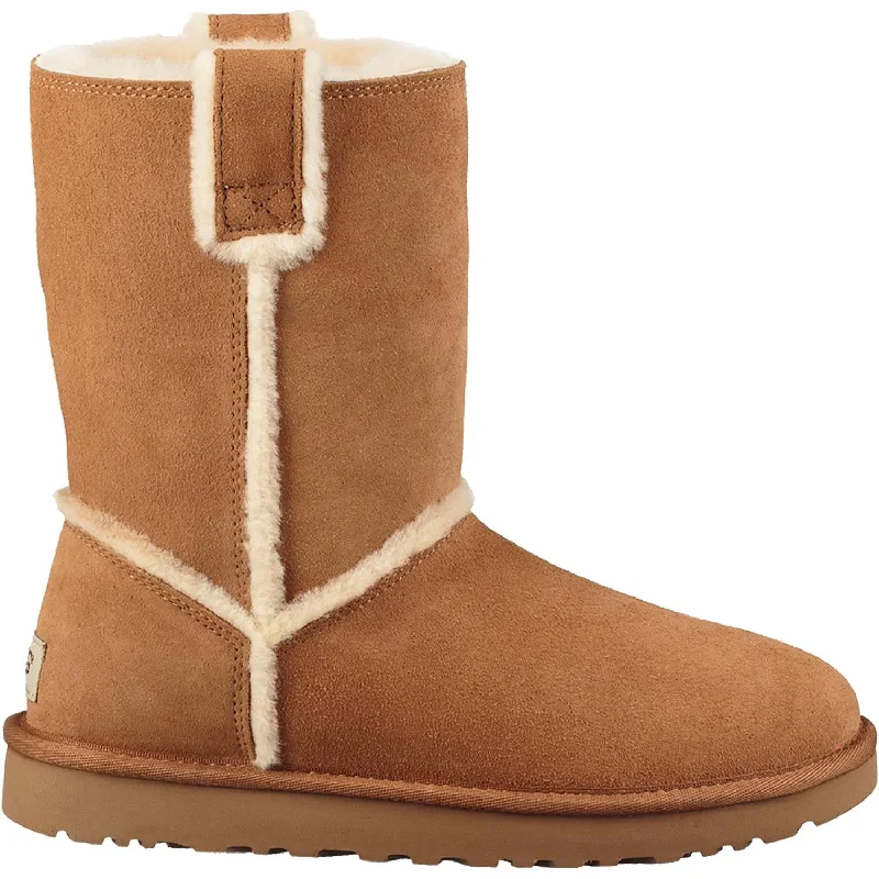 Women's UGG Classic Short Spill Seam Chestnut Suede