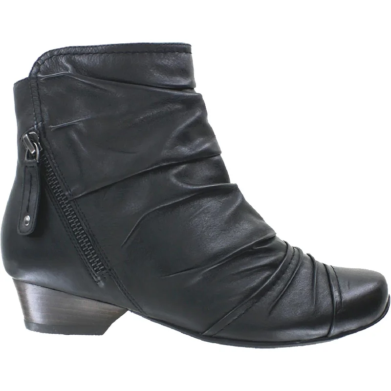 Women's Ziera Crystal Black Leather